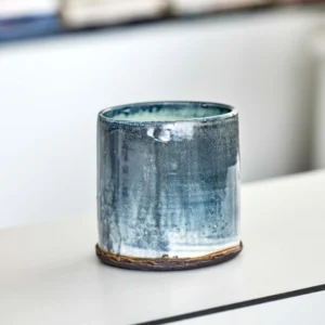 Blå lille vase