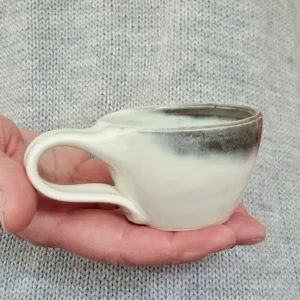 Hvid espresso keramik kop
